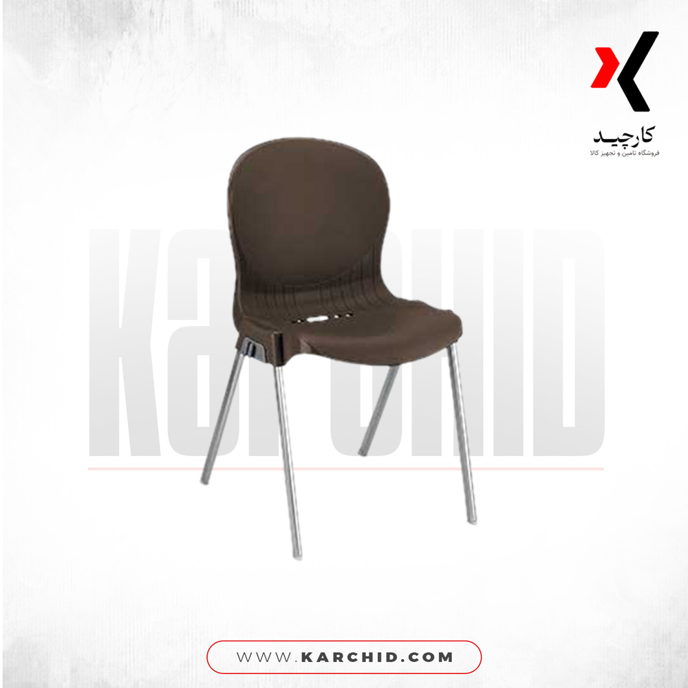صندلی پایه فلزی ناصر پلاستیک مدل 980